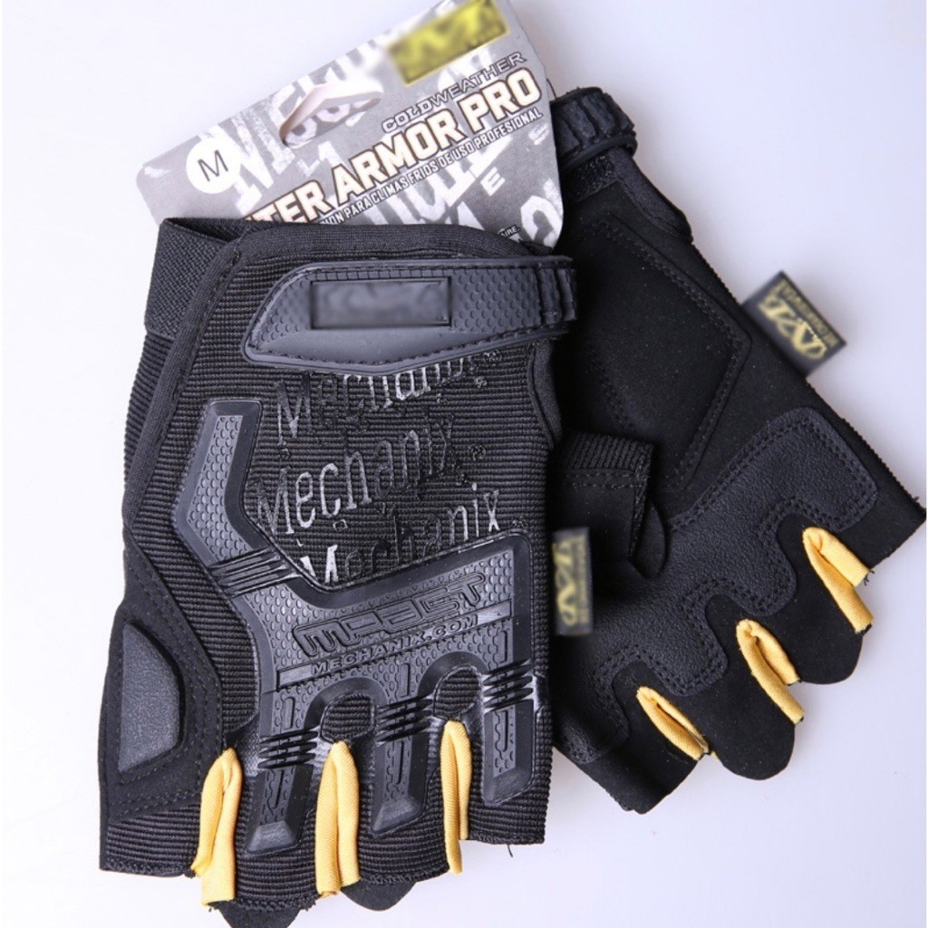 Găng tay nửa ngón chống va đập_chiến thuật_Mechanix _sinh tồn