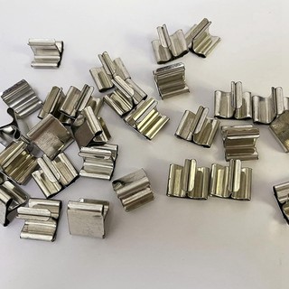 100 CÁI Dụng cụ giữ bấc kim loại, Giá đỡ bấc cho nến bấc gỗ