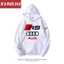 Cotton Size Lớn Dài Tay Audi RS Sửa Đổi Xe Văn Hóa Thu Đông Nam Nữ Plus Phong Cách Nhung Mỏng In Hình Mũ T Phù Hợp Với Cặp Đôi Mặc