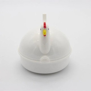 Nồi hấp trứng JKDESIGN, Phụ kiện nhà bếp Nồi trứng vi sóng, 4 quả trứng Dụng cụ nấu ăn hình gà