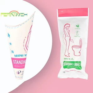 12 Cái / lốc Giấy Dùng Một Lần Nước Tiểu Nữ Nước Tiểu Đứng Lên Pee Cho Cắm Trại Du Lịch Di Động Nữ Ngoài Trời Toil [MỚI]