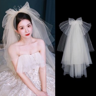 Lưới Mạng Lưới Mũ Đội Đầu Cô Dâu Cổ Giấy Chứng Nhận Nhớ Đám Cưới Phụ Kiện Tóc Đề Nghị Lông Tơ Gạc Ảnh Đạo Cụ Phụ Kiện 10.12