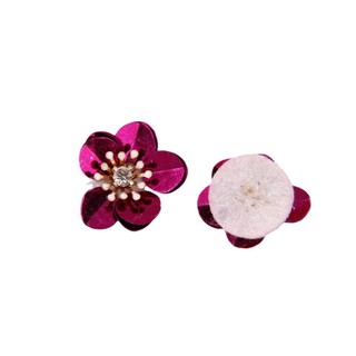 Phụ kiện sequin màu san hô và quần áo thổ cẩm phong cách mới, phù hợp DIY thời trang bán buôn