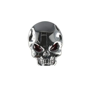 Nhãn dán xe hơi đầu lâu kim loại 3d YONDR, dễ dàng cài đặt Skull Skeleton Skull Skeleton Decal xe hơi, Hợp kim kẽm tự dính Phong cách Punk mát mẻ 3d Huy hiệu huy hiệu đầu lâu bằng kim loại Trang trí xe hơi