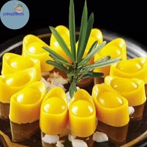Pufangbliss DIY Lucky Wealth 3D Yuanbao Khuôn Nhựa Thạch Handmade Sugarcraft Khuôn Mousse Bánh Pudding Khuôn Socola Nướng VN