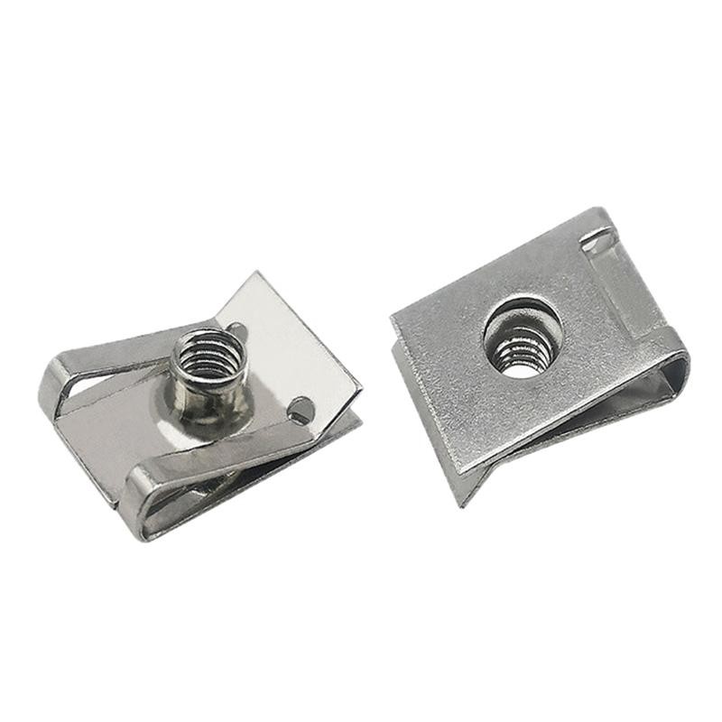 Tmoy 10 chiếc Kẹp loại chữ U bằng thép không gỉ có ren M6 M5 M4 M8 8mm 5mm 6mm 4mm Hạt sậy cho ô tô Xe máy Xe tay ga ATV Xe máy TCM