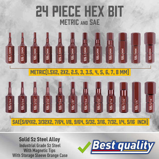 Nhật Bản Nhập Khẩu Mini Ratchet Cờ Lê Inch Allen Bit Set Cầm Tay Điện Tua Vít Điện Bit