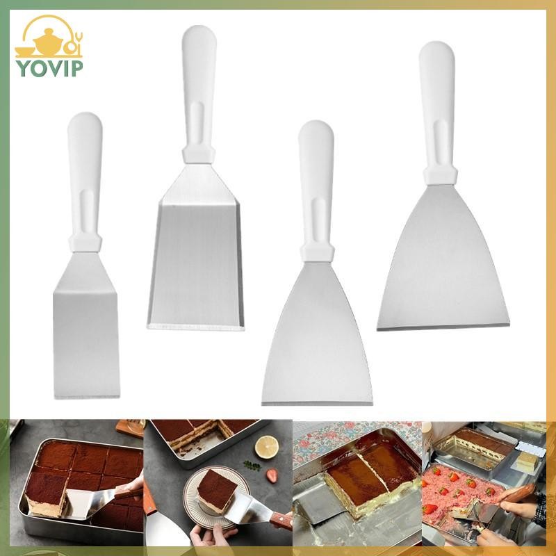 YOVIP Thìa Bánh Inox Có Tay Cầm Bằng Nhựa Xẻng Phô Mai Xẻng Pizza Thìa Cho Bánh Pizaa Nướng Thìa Dụng Cụ Nướng Bánh VN