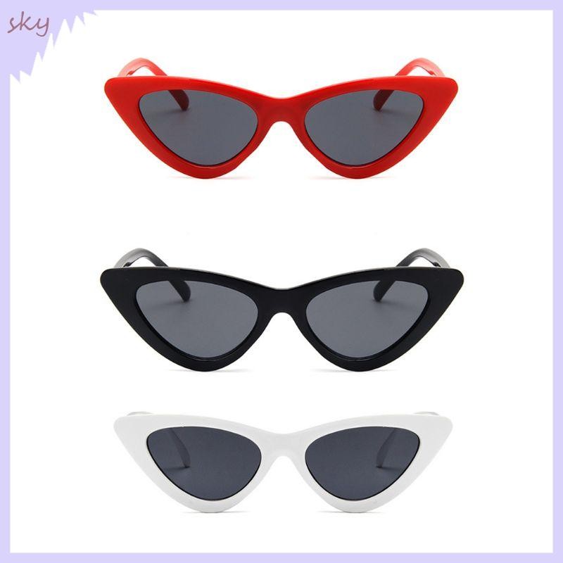 Bầu Trời Retro Trẻ Em Cho Mèo Mắt Kính Mát UV Bảo Vệ Bãi Biển Tập Đi Kính Mát Cho Bé Trai Bé Gái Phong Cách Vintage Một Phần