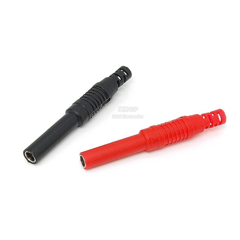 Full Cover Chuối Nữ Ổ Cắm Đồng Nguyên Chất 4 Mm Chuối Jack Đầu Nữ Mông Nữ Ổ Cắm Loại An Toàn Dây Hàn Kiểm Tra Cắm