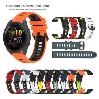 Dây đeo silicon chống thấm nước thể thao ngoài trời 18 20 22mm cho Garmin Forerunner 570 / 970 / 165 / 245 / 265 255 265S 255S / 55 / 158