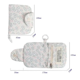 Ví đựng tiền xu sinh viên dễ thương Ví di động Hộp đựng thẻ Canvas Túi lưu trữ nhỏ thời trang