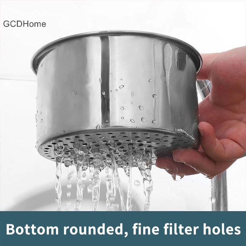 Bộ lọc bồn rửa thiên nga bằng thép không gỉ GCDHome - Bộ lọc thoát nước nhà bếp có móc HOT
