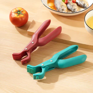 2 set Kẹp gắp đồ chống nóng Kẹp chống trượt bằng silicon nhà bếp, Đĩa chống bỏng đa chức năng và kẹp bát
