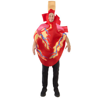 Trang phục trái tim cơ quan Đồ cosplay hình trái tim cho người lớn, phù hợp Halloween và sân khấu giáo dục