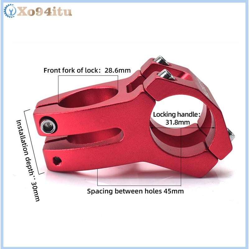 XOITU 31.8MM Tay Lái Thân 6061 Hợp Kim Nhôm Rỗng Đường Ngắn Xe Đạp Leo Núi Cầu Đi Xe Đạp Thân Ngắn Phụ Kiện VN