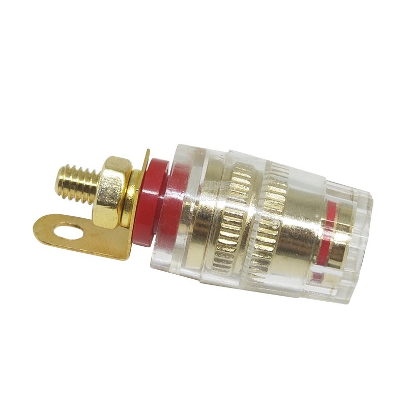 M4 * 33 Đồng Nguyên Chất Mạ Vàng 4MM Chuối Cắm Ổ Cắm Bộ Khuếch Đại Công Suất Âm Thanh Pha Lê Thiết Bị Đầu Cuối Bài Loa