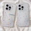 ibumpers Ốp Điện Thoại iPhone Đáng Yêu Họa Tiết Chấm Bi Ốp Lưng Trong Suốt Nhám Mờ Chống Bẩn Chống Sốc Cho IPhone 16 15 14 12 13 11 Pro Max IP 7 8 Plus X XS XR