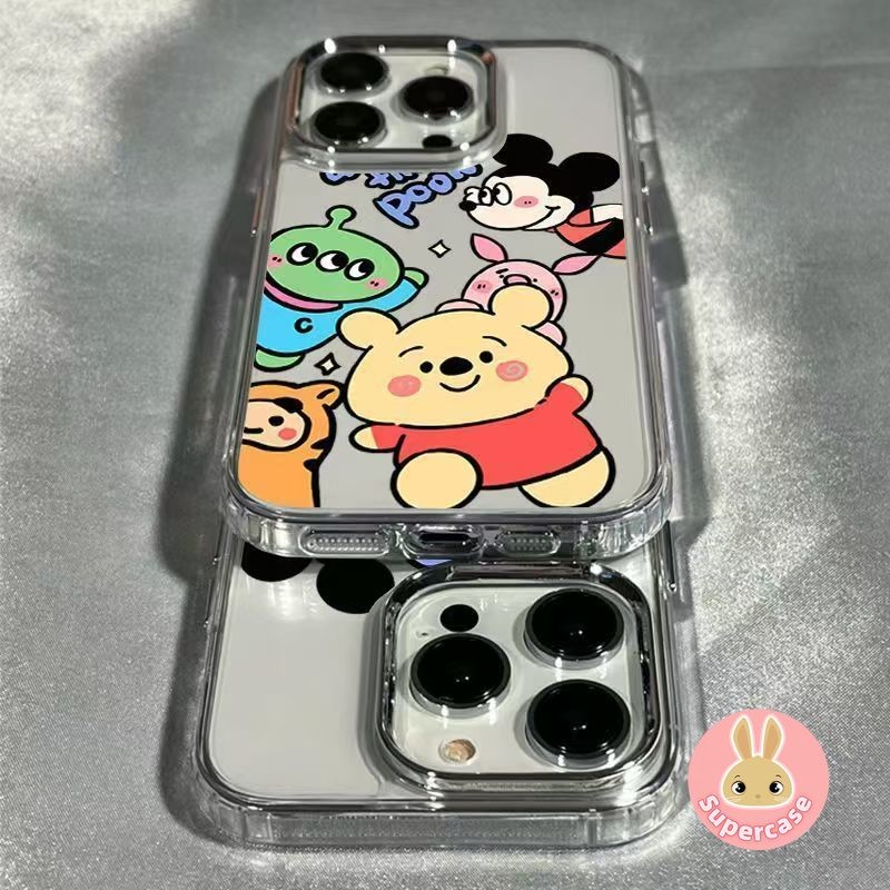 Ốp Điện Thoại Disney Hoạt Hình Dễ Thương Cho Google Pixel 10 9 9A 8 Pro 8A 7 Pro 7A 6A 5 XL 5A 4 4A 3A 5G 4G Vỏ Mickey Winnie Ốp Lưng Chống Sốc