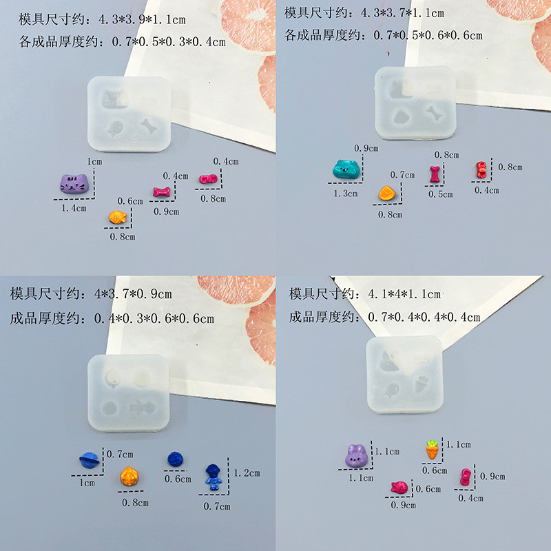 Croc Giày Dép Mèo Hình Khuôn Silicon Handmade Lật Khuôn Socola Nướng Bánh Mousse Bánh Trang Trí Khuôn Thơm Thạch Cao Khuôn Bóp Đồ Chơi Khuôn