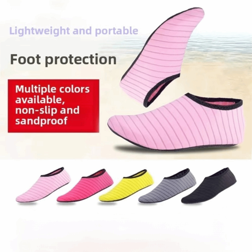 HOBBYIN 1 Đôi Giày Nước, Đế Cao Su Chống Trơn Trượt Aqua, Giày Đi Biển Nhẹ Unisex Cho Bơi lội, Lặn & Đi Biển