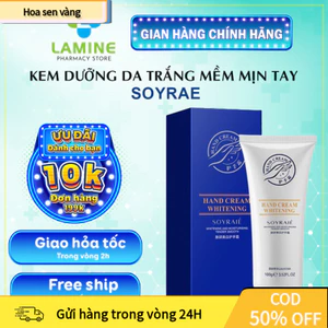 【24H】 Kem Tay SOYRAIÉ 100g – Cấp Ẩm Mạnh, Dưỡng Trắng Da Tay Mịn Màng Tự Nhiên
