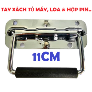 Tay nắm, quai xách hộp dụng cụ, tủ máy, thùng pin tay nắm hộp tự gập size 11cm
