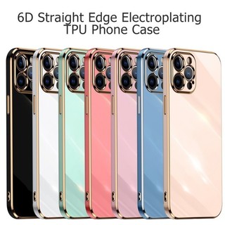 Vỏ mạ mềm khung vàng sang trọng cho Honor 400 Pro 400 Lite X70i X6C GT Vuông cạnh phẳng Vỏ silicon Ống kính Bảo vệ toàn diện Mặt sau thời trang chống sốc Vỏ điện thoại