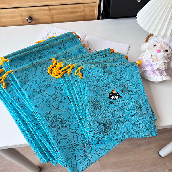 ▲ Hộp quà tặng ▲ Quà Tặng Hộp Bao Bì Làm Đồ Handmade Jellycat kích thước nhỏ hộp quà bao bì túi bụi màu xanh nguyên bản túi giấy màu túi xách