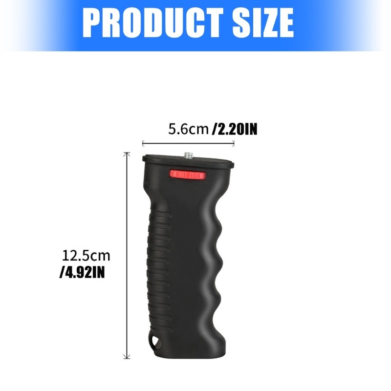 1/4 Screw Handheld Grip Stabilizer For Camera Phone Light Ergonomic Design