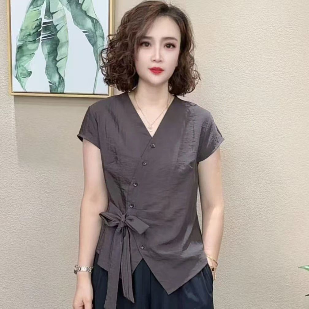Áo thun nữ tay ngắn dáng ôm thời trang mới mùa hè 2025