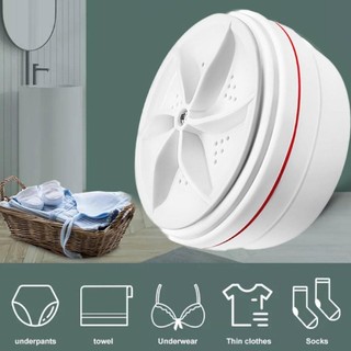 Máy giặt siêu âm mini turbo tự động không cần vắt thiết kế di động tiện lợi lý tưởng cho du lịch và nhà nhỏ