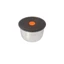 Hộp thực phẩm tròn bằng inox nắp nhựa có nút thoát khí 11.5x7cm