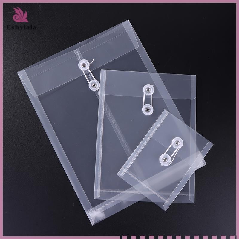 2 Cái A4 / A5 / A6 Size File Folder Organizer PP Túi đựng tài liệu trong suốt chống thấm nước cho trường học Đồ dùng văn phòng Văn phòng phẩm [MỚI]