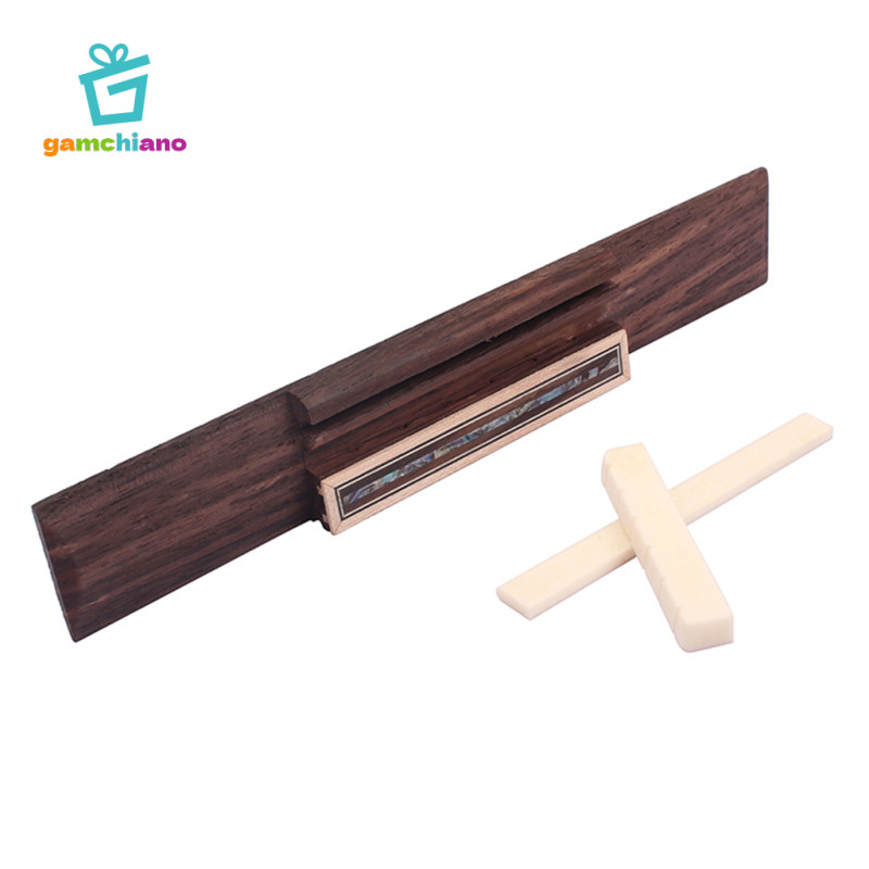 Cầu đàn guitar 6 dây có đai ốc yên ngựa cho đàn guitar cổ điển Acoustic Accs