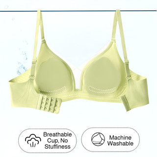 『 Brelira 』 Bộ giảm thiểu áo ngực siêu mỏng Hỗ trợ mềm Làm mát bằng lụa băng liền mạch Không dấu vết ​​DƯỚI​​ Đồ lót khô nhanh thoáng khí nhẹ​​