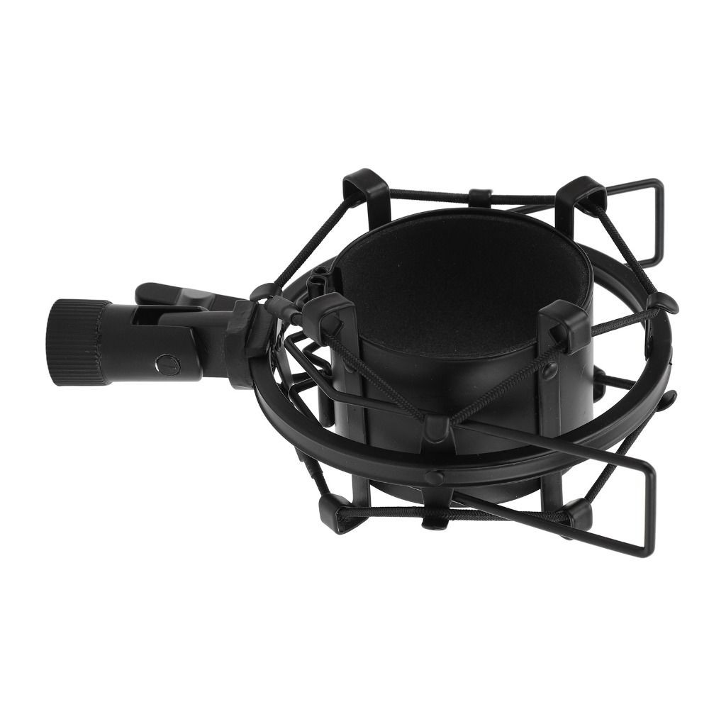 STABFOAM Micro Shock Mount, Mic treo chống rung màu đen Giá đỡ chống rung, Giá đỡ giảm xóc Mic xây dựng bằng nhôm cho micrô đường kính 55 65mm