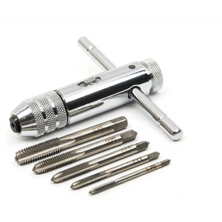 【COD】Tay Quay TaRo tự động dài 100mm m3-m8 kèm 5 mũi ta rô - mũi taro/tay taro/taro