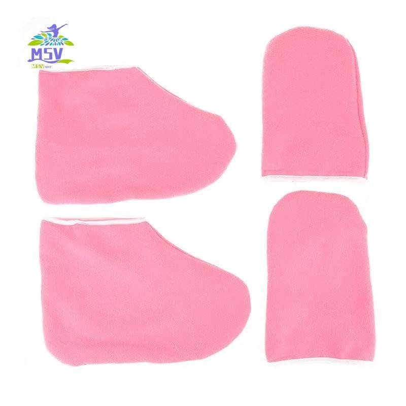 Paraffin Wax Cotton Foot Spa Booties - Tất mặt nạ dưỡng ẩm dưỡng ẩm để tắm