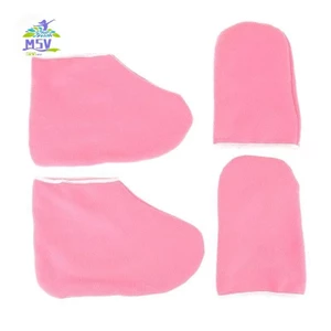 Paraffin Wax Cotton Foot Spa Booties - Tất mặt nạ dưỡng ẩm dưỡng ẩm để tắm