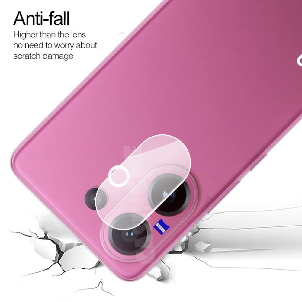 Vivo V60 2025 Bảo Vệ Ống Kính Máy Ảnh 3D Cho Vivo V60 V70 VivoV60 V60Pro V60E 60V Pro Lite 5G 4G 2025 Trong Suốt Kính Cường Lực Mặt Sau Bảo Vệ Camera