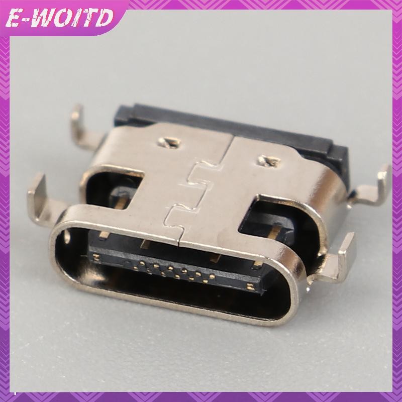 E-woitd 10 Chiếc USB Type-C Sạc Jack Cổng Cho Teclast M40 P20HD P20 USB C Sạc Cắm Dock Ổ Cắm Kết Nối HNVN