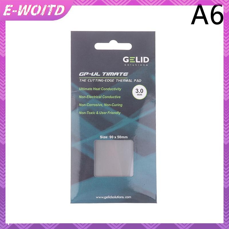 E-woitd GP-Ultimate 15W / MK Tấm giữ nhiệt CPU / GPU Đồ họa Bo mạch chủ Tấm lót mỡ silicon tản nhiệt Tấm silicon 90x50MM HNVN