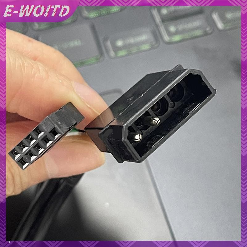 E-woitd Bo mạch chủ USB 9Pin Kết nối USB2.0 Bộ chia trung tâm 1 đến 4 Bộ chuyển đổi cáp mở rộng HNVN