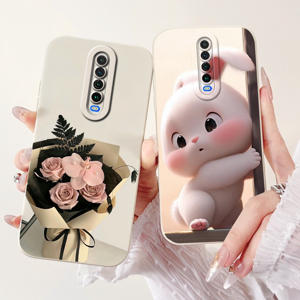 Vỏ Cho Redmi K30 K30i 5G Dành Cho Redmi K30 Ốp Lưng Hoa Thời Trang Sang Trọng Kawaii Mèo Dễ Thương Vỏ Chống Sốc