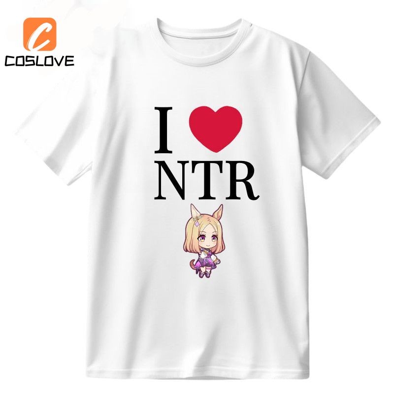 Áo thun cosplay phong cách Anime Game Pretty Derby Narita, phù hợp mặc hàng ngày và mùa hè