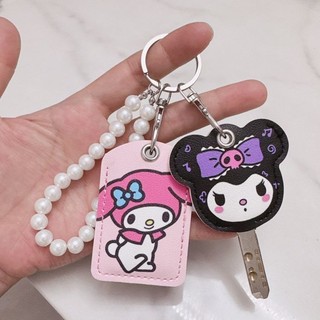 Móc khóa xe điện Vỏ bảo vệ điều khiển từ xa + Vỏ chìa khóa gia đình Chìa khóa nhập cảnh Phim hoạt hình Vỏ thẻ dễ thương