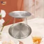 Bộ Đế Hải Sản Giá Khay Hải Sản 2 Tầng Phụ Kiện Đa Năng Bộ Đồ Ăn Hợp Thời Trang Thép Không Gỉ Cho Sinh Nhật