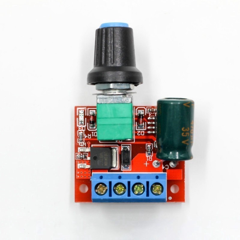 【COD】Mạch Điều Khiển Tốc Độ Động Cơ PWM DC Mini – Dải Điện Áp 4.5V–35V, 5A, Điều Tốc 12V 24V Linh Hoạt