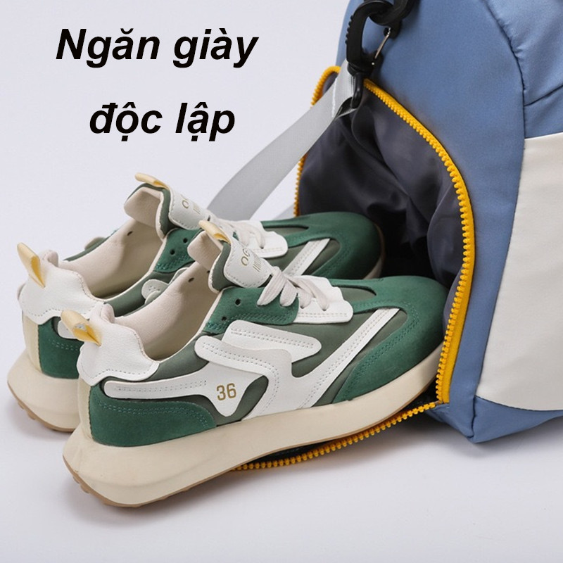 Túi Du Lịch Xách Dựng Cỡ Lớn,Túi Xách Du Lịch Thể Thao,tách khô và ướt,có ngăn đựng giày,Túi thể thao và tập thể dục